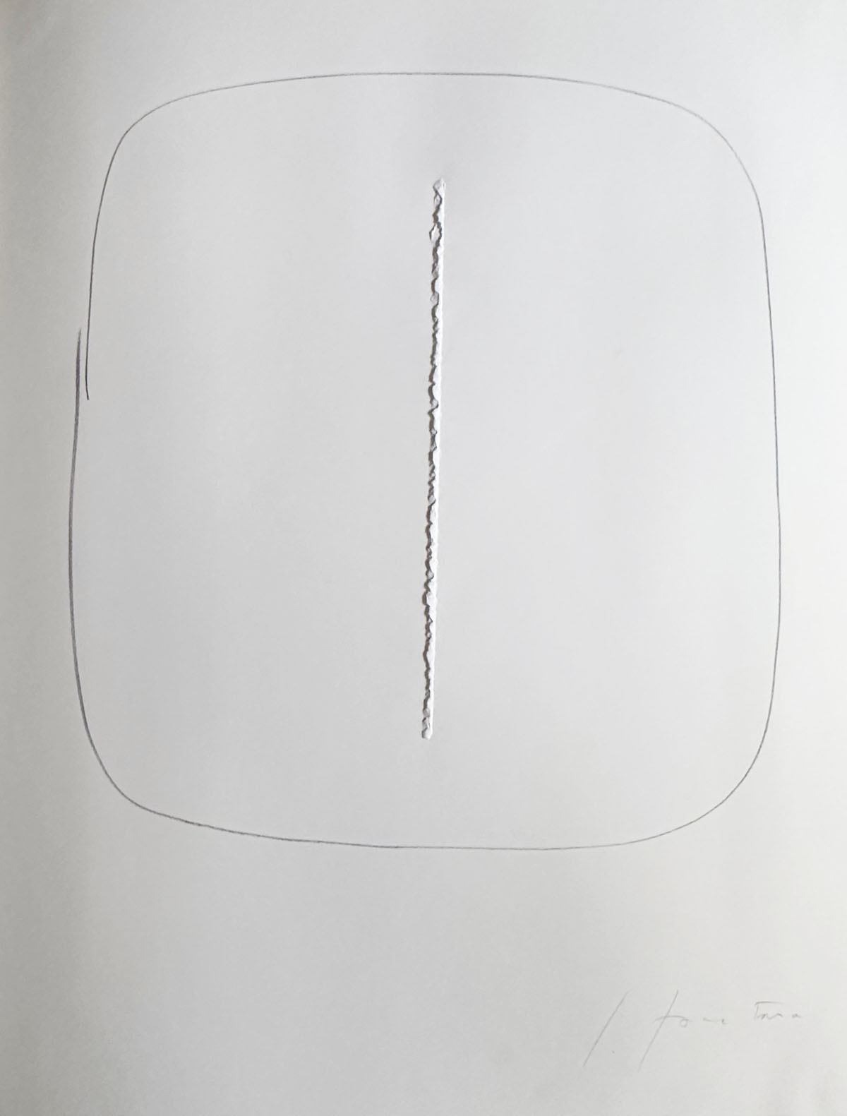 40 Disegni di Maestri Moderni. With a signed Fontana lithograph. 1961.